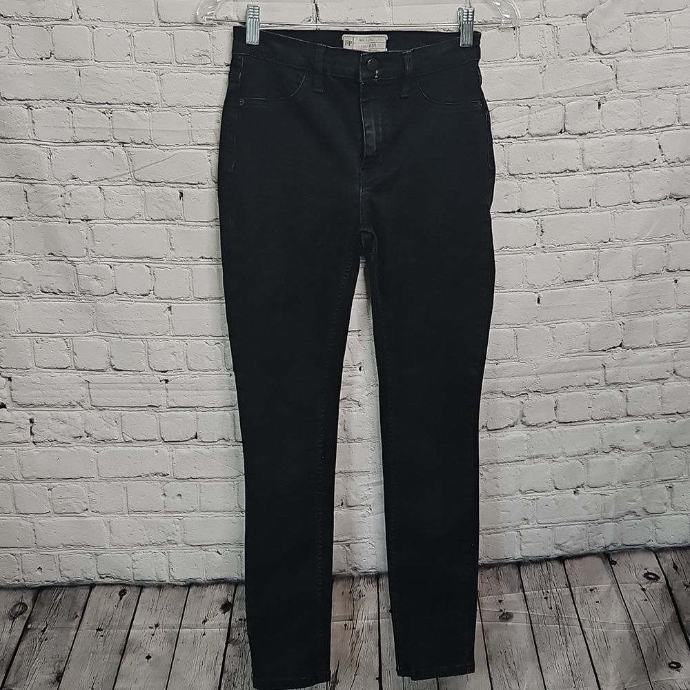Free People Black Skinny Jeans Size 27